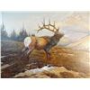 Image 1 : Cheek, C. R. oil on canvas, 24" x 30", Bugling Elk