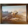 Image 2 : Cheek, C. R. oil on canvas, 24" x 30", Bugling Elk