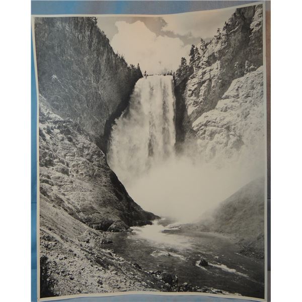 Haynes, F. J.  original photo, Lower Falls From Below, 16" x 20", silver gelatin
