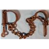 Image 2 : Iron shackles & 2 pair rawhide hobbles