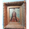 Image 2 : Seltzer., O. C. original oil, Indian Portrait, 6" x 8 1/4"