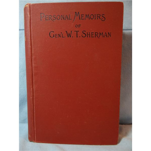 Memorial Life of General Sherman  A) Personal Memoirs of General Sherman