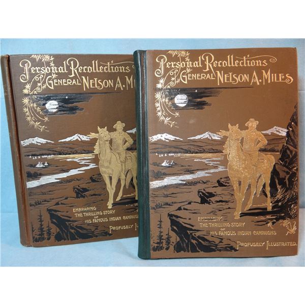 Personal Recollections of Gen. Nelson Miles w/Salesman's sample of same