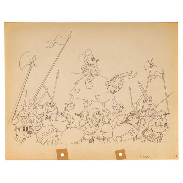 "Ye Olden Days" Production Drawing.