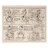 Image 4 : Collection of (3) Donald Duck Model Sheets.