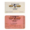 Image 1 : Walt Disney Studios Business Card & Employee ID Card.
