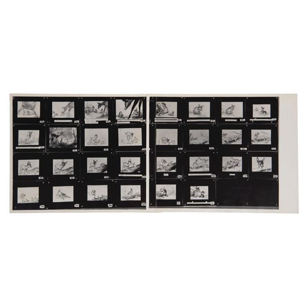 Pair of Bambi Storyboard Photostats.
