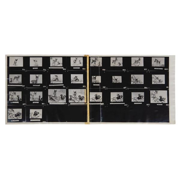Pair of Bambi Storyboard Photostats