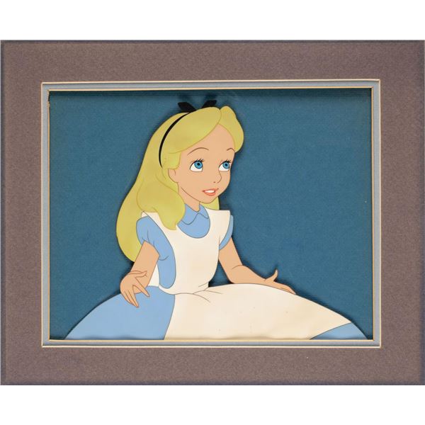 Alice in Wonderland Production Cel of Alice.