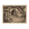 Image 2 : Alice in Wonderland Background Layout Drawing.