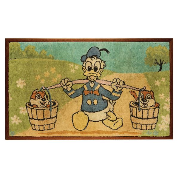 Donald & Chip n' Dale Framed Rug.