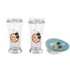 Image 1 : Mickey Mouse Club Soda Shop Glasses and Ice Cream Dish.