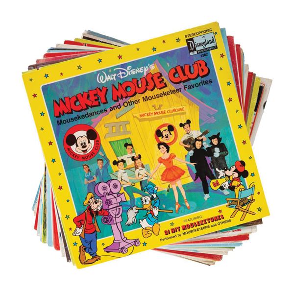 Collection of (19) Disney Records.