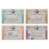 Image 1 : Collection of (4) Walt Disney Stock Certificates.