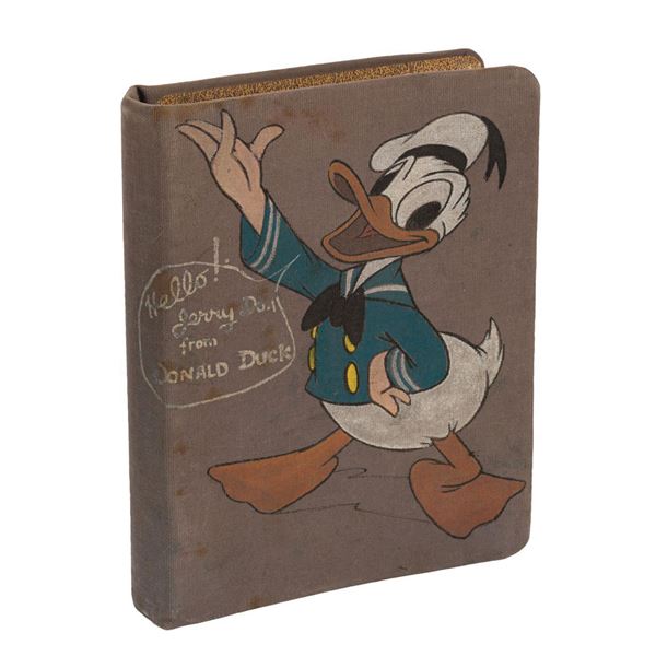 Custom-Painted Donald Duck Notebook.