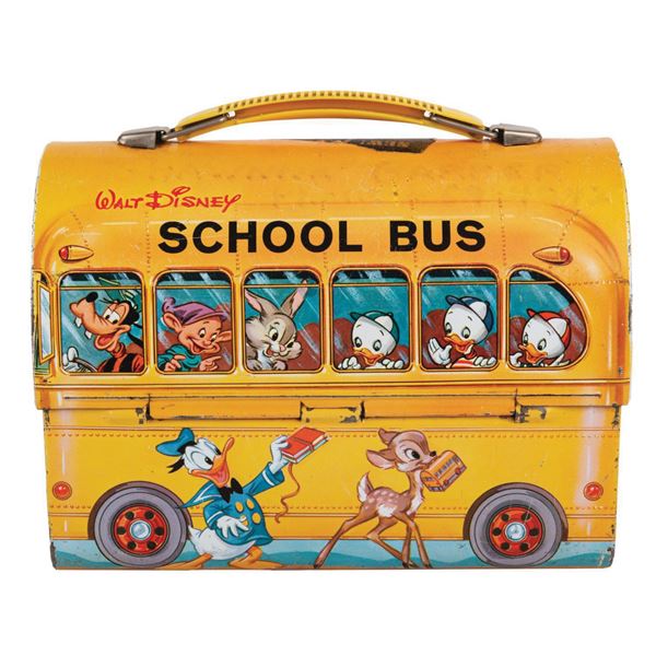Walt Disney's School Bus Lunch Box by Aladdin.