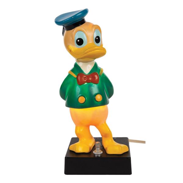 Donald Duck Bobble-Head Lamp.