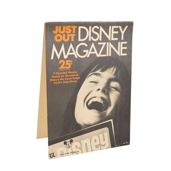Disney Magazine Promotional Display.