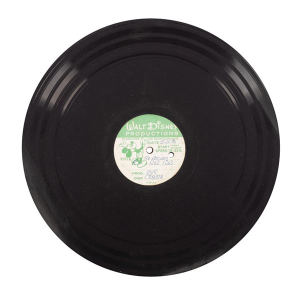 The Rescuers Acetate Recording.