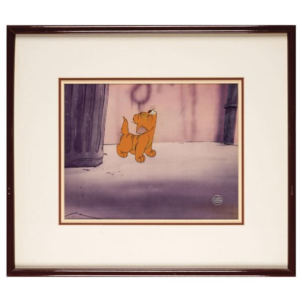 Oliver & Company Production Cel of Oliver.