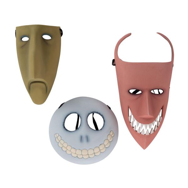 The Nightmare Before Christmas Mask Set.