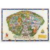 Image 1 : Disneyland 50th Anniversary Imagineer Map.