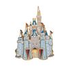 Image 3 : Set of (4) Cast Member Exclusive 3D Castle Pins.
