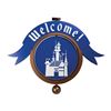 Image 1 : Disneyland Entrance "Welcome" Metal Sign.