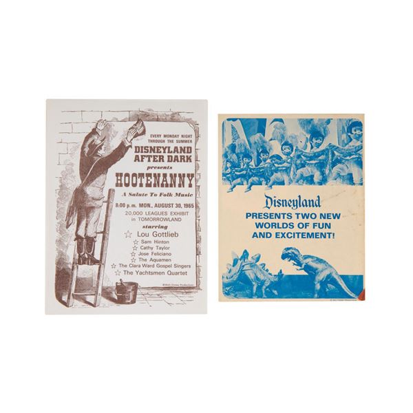 Pair of Disneyland After Dark Handbills.