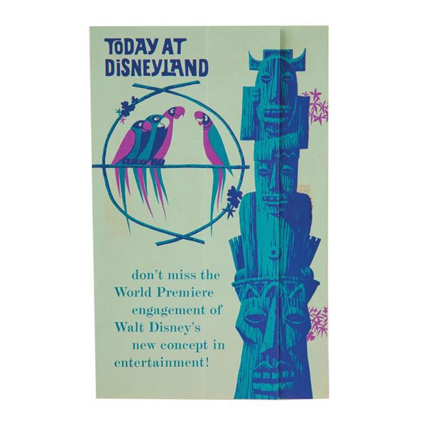 Enchanted Tiki Room Premiere Brochure.
