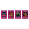 Image 1 : Set of (4) Jumbo Disneyland Pins by Shag.