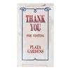 Image 1 : Plaza Gardens "Thank You for Visiting" Sign.
