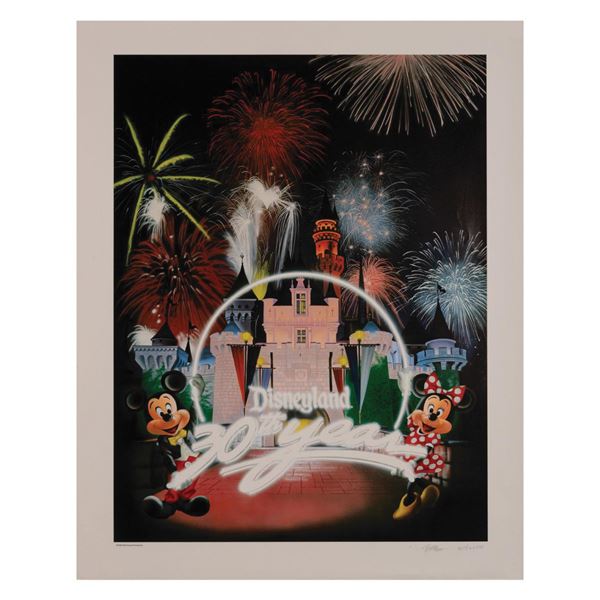 30th Anniversary Fireworks Print by Charles Boyer.
