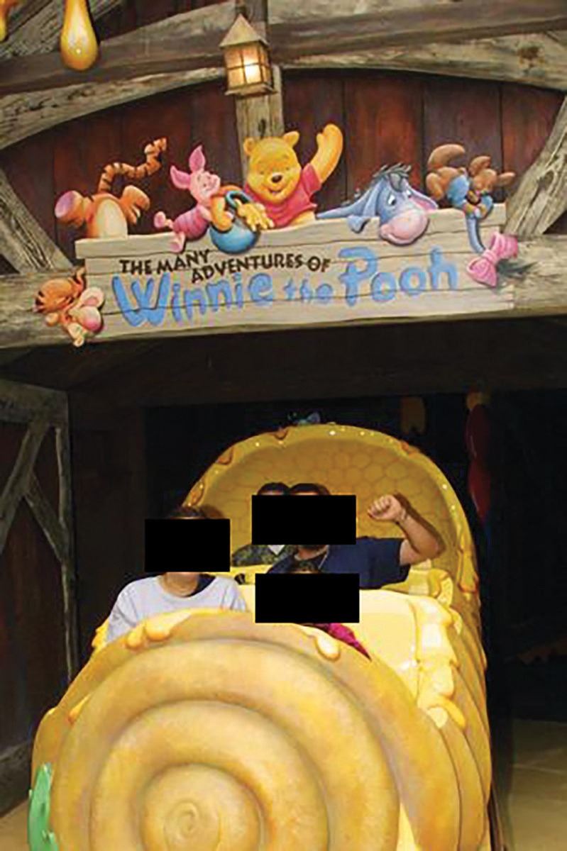 Pooh Ride Sign Winnie the Pooh Hand-Painted Attraction Sign.