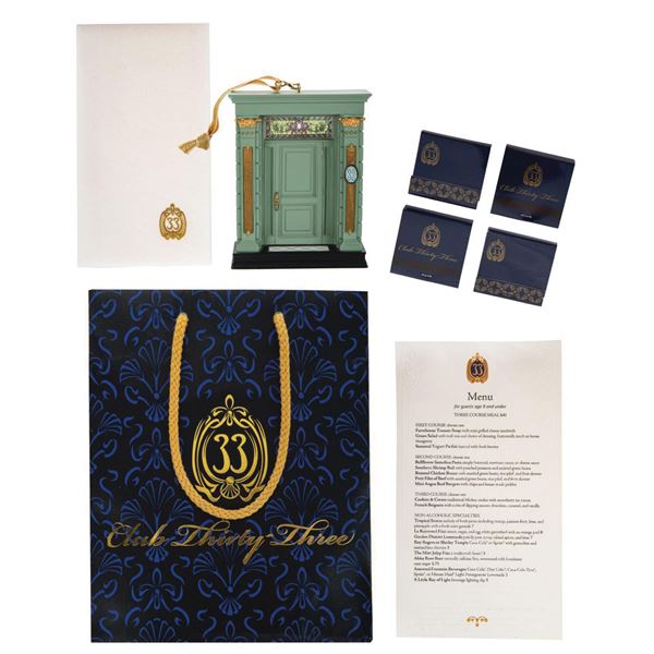 Club 33 Door Ornament.