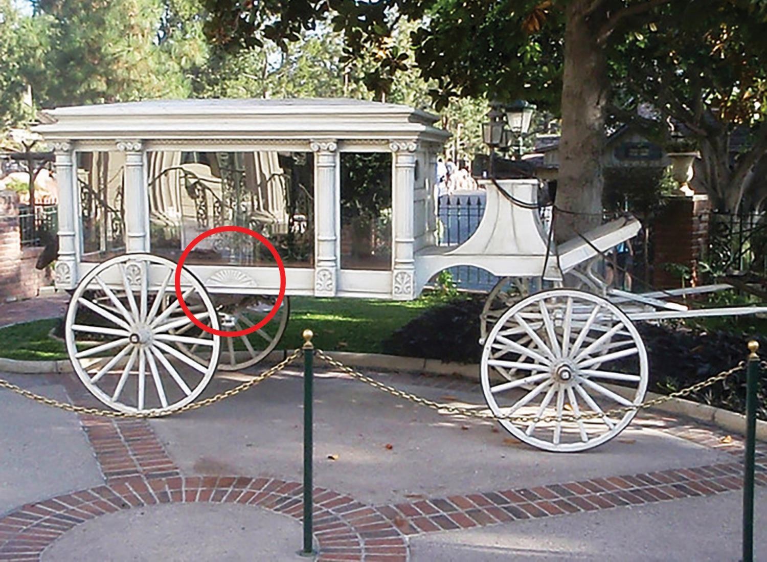 Haunted Mansion Hearse Carriage Accent Mold. Van Eaton Galleries