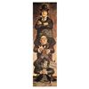 Image 2 : Set of (4) Haunted Mansion Stretching Portrait Prints.