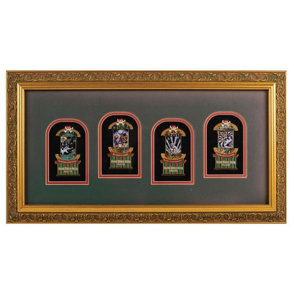 Haunted Mansion Holiday 2003 Pin Set.
