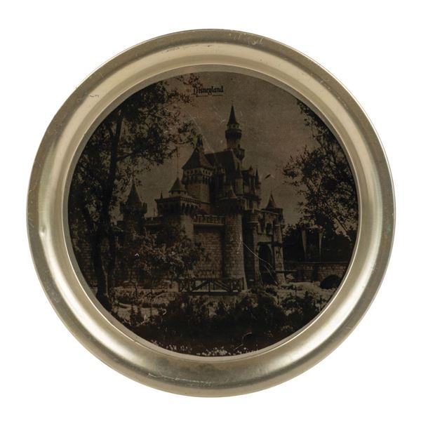 Sleeping Beauty Castle Aluminum Tray.