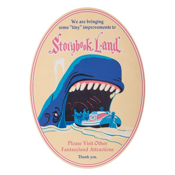Storybook Land Refurbishment Sign.