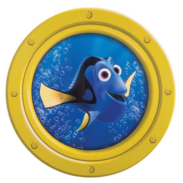 Dory Submarine Voyage Porthole Sign.