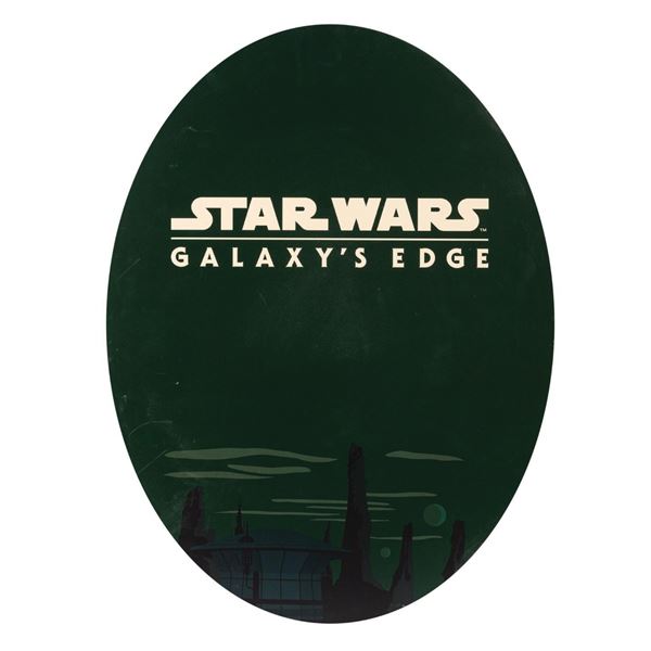 Star Wars Galaxy's Edge Sign.