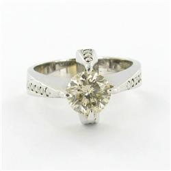 14K Gold 1.08ct Diamond Ladies Ring RETAIL $7000 (JEW-1100)
