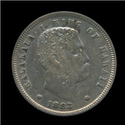 1883 Hawaii 10 Cent Coin Hi Grade (COI-1407)