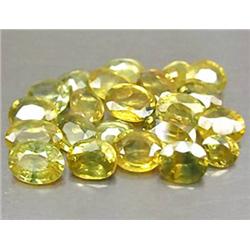 11.55ct Yellow Natural Sapphire Oval Facet RETAIL $2550 (GEM-0277A)