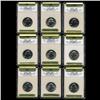 1970D to 79D Graded Washington Quarter Set BU (COI-3482)