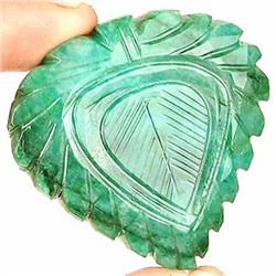 217ct. Rare Huge Natural Hand Carved Emerald RETAIL $16500 (GEM-2048)