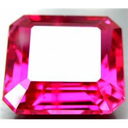 11.60ct. Ultimate Emerald Cut Rich Pink Topaz RETAIL $1600 (GEM-2134)