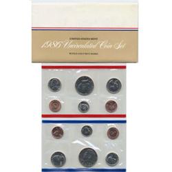1986 US Coin Original Mint Set GEM Potential (COI-2386)