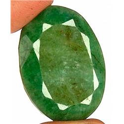 69ct. Stunning Green Huge Natural S. American Emerald RETAIL $7000 (GEM-2064)